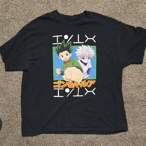 Hunter X Hunter Vintage Black Anime Graphic Tee Xxl